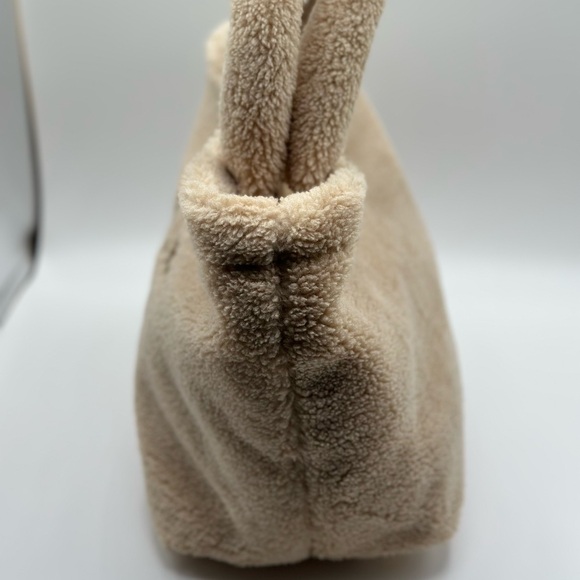 Prada Cream Sherpa Novelty Tote - Picture 3 of 9
